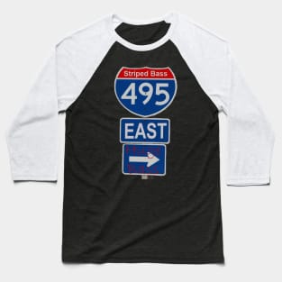 Striped Bass 495 Baseball T-Shirt